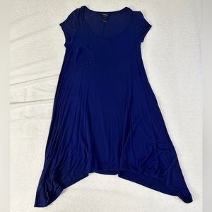 Flowy Navy Blue V Neck Dress | Rue 21 | Size M
